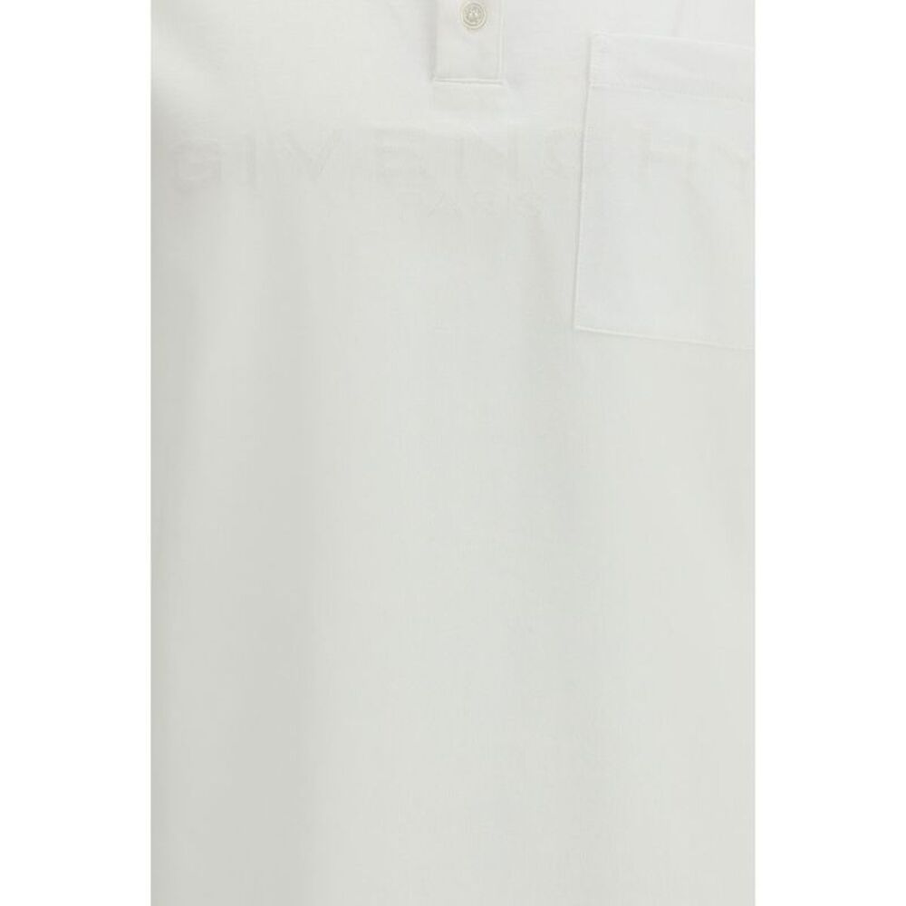 Givenchy White Cotton Polo Men's Shirt - Picture 3 of 3